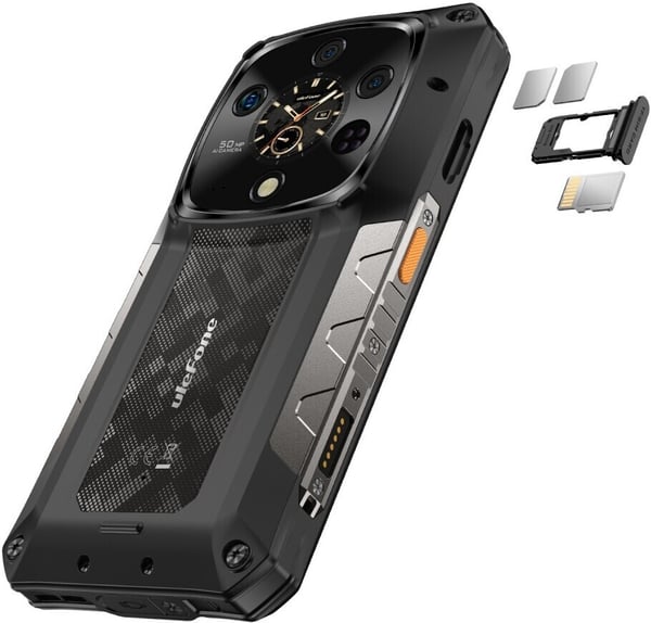 Ulefone Armor 28 Ultra-telefon, 1 TB/16 GB, svart