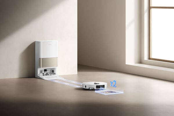 Dreame L40s Pro Ultra robotdammsugare, vit