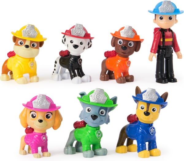 PAW Patrol Brandräddningsfigurpaket, 7 st