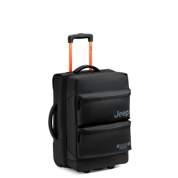Delsey Jeep JS006B Trolley Duffle resväska, 55 cm, svart