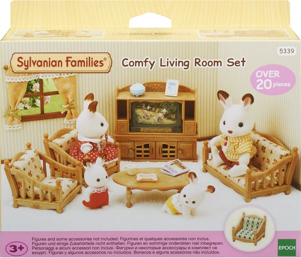 Sylvanian families - Lantliga husets vardagsrum