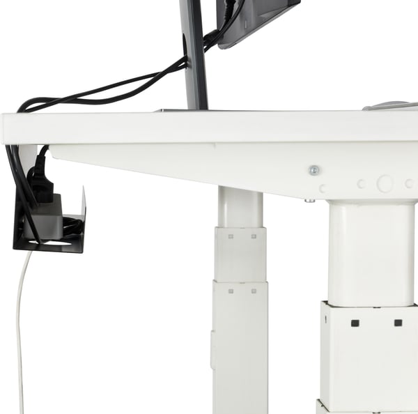 ErgoWork kabelkanal, svart