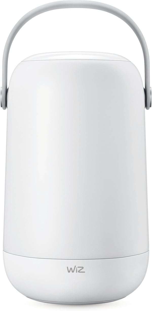 WiZ Mobil Bærbar -opladningsbar smart bordlampe, hvid, WiFi