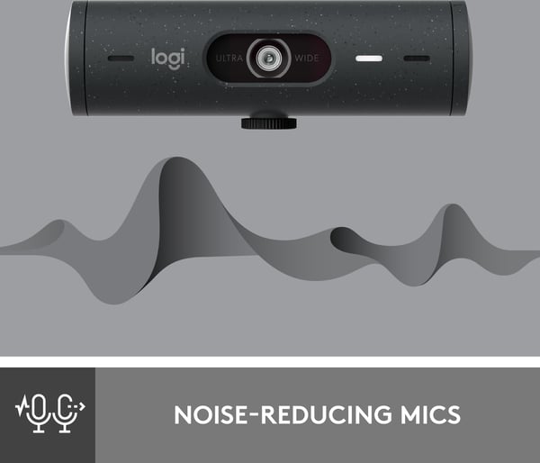 Logitech Brio 500 -webbkamera, svart