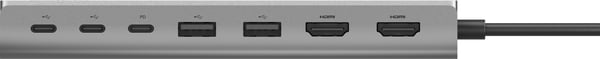 Belkin Connect USB-C 8-i-1 Dual Display Core Hub - hub, otte porte