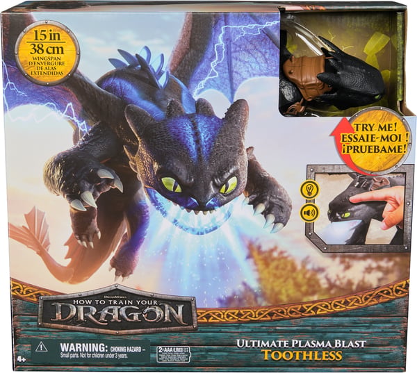 Så Tämjer Du Din Drake-filmen Plasma Blast Night Fury figur