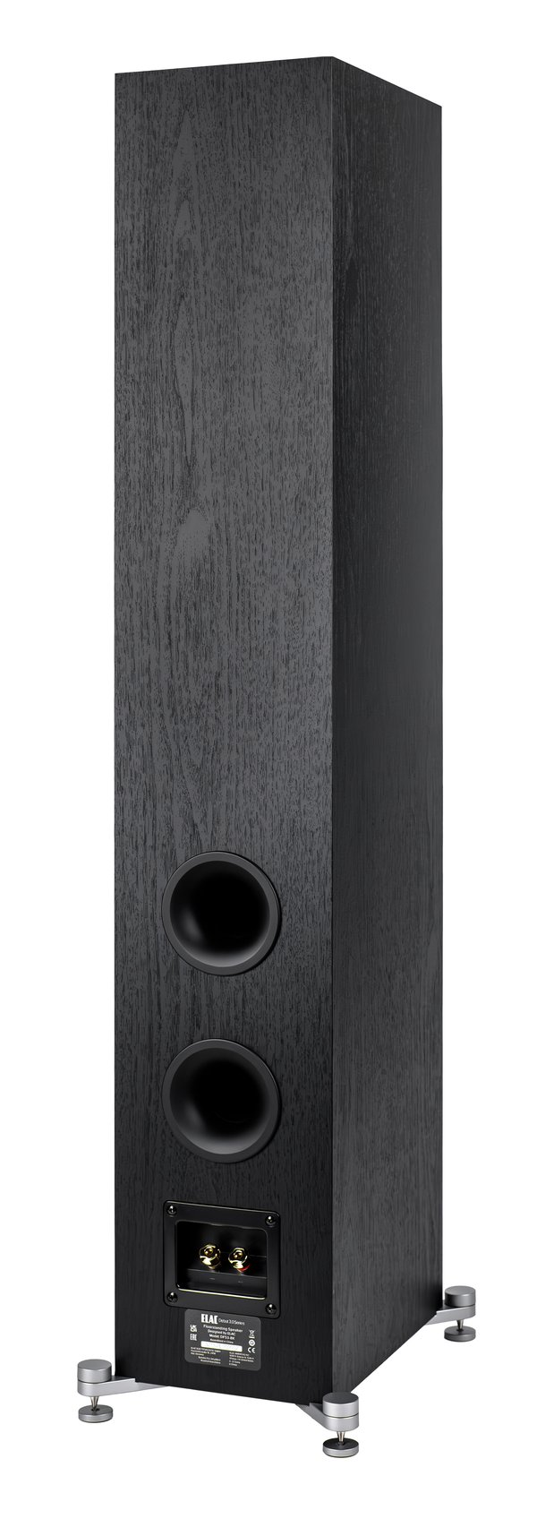 ELAC Debut 3.0 F6.3 golvhögtalarpar, svart