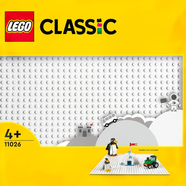 LEGO Classic Vit basplatta 11026 Byggset för barn (1 del)