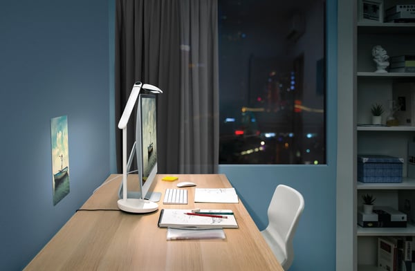 Philips VDTMate DSK501 -skrivbordslampa, vit