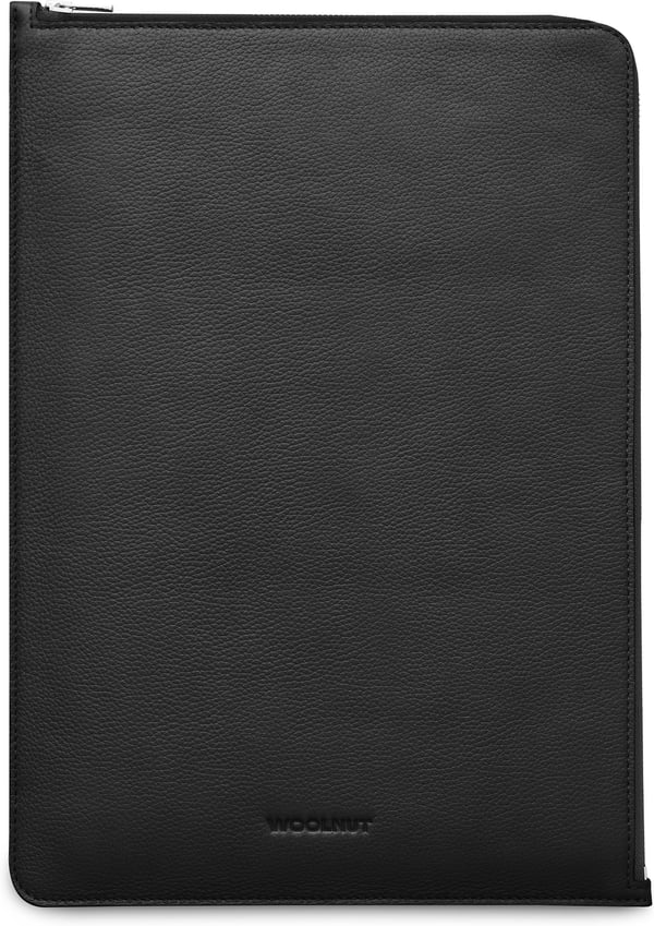 Woolnut Leather Folio -skyddsfodral för 16-tums MacBook Pro, svart