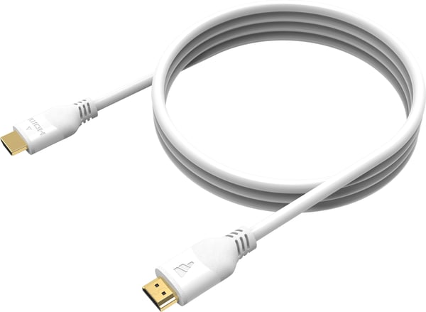 Fuj:tech HDMI 2.1 8K Certifierad Ultra High Speed-kabel, 3 m, vit
