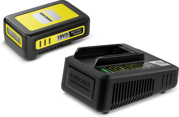 Kärcher Battery Power 18 V batteri og hurtiglader, 2.5 Ah