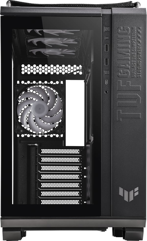 Asus TUF Gaming GT502 PLUS TG ARGB ATX-chassi med fönster, svart