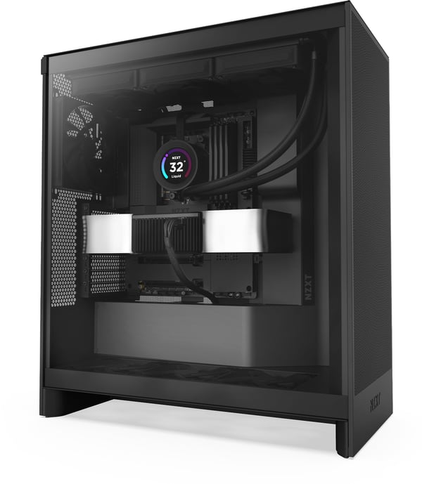 NZXT H7 Flow (2024) ATX-chassi med fönster, svart