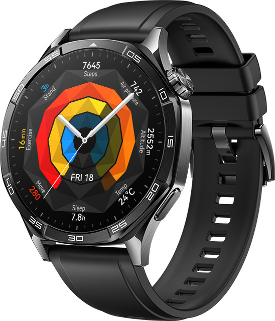 Huawei Watch GT5 smartklocka, 46 mm, Svart