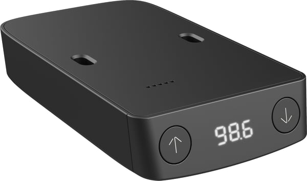 Elfen Ergodesk Modest II elbordets ram, svart