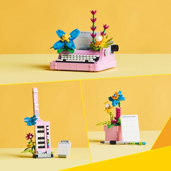 LEGO Creator 31169 – Skrivemaskine og blomster