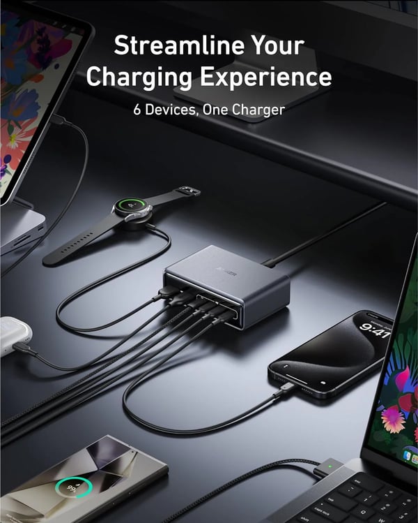 Anker Prime Charger 200W växelströmsladdare