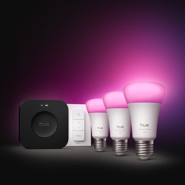 Philips Hue Startpaket, White and Color Ambiance, E27