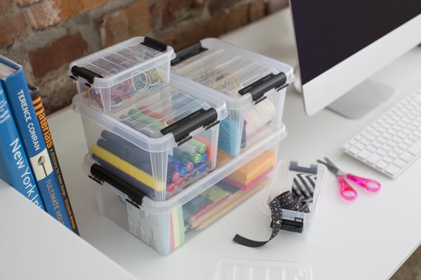 SmartStore Classic 5 -förvaringsbox med lock, 8-pack
