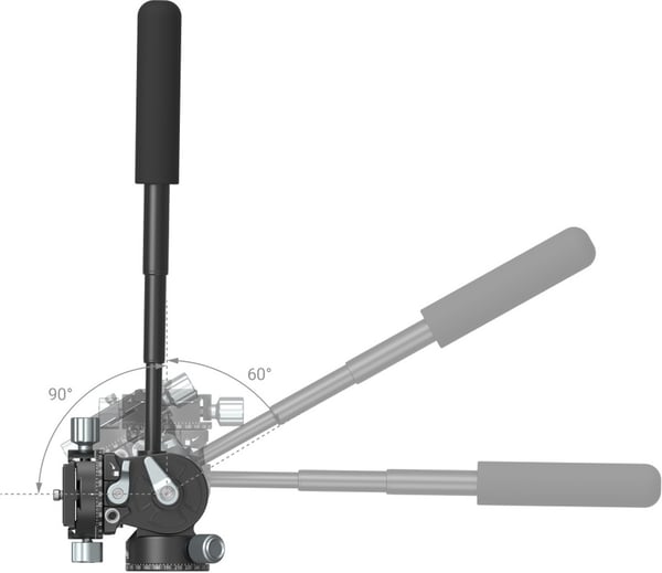 SmallRig 3457 Lättvikts Fluid Video Head -videohuvud