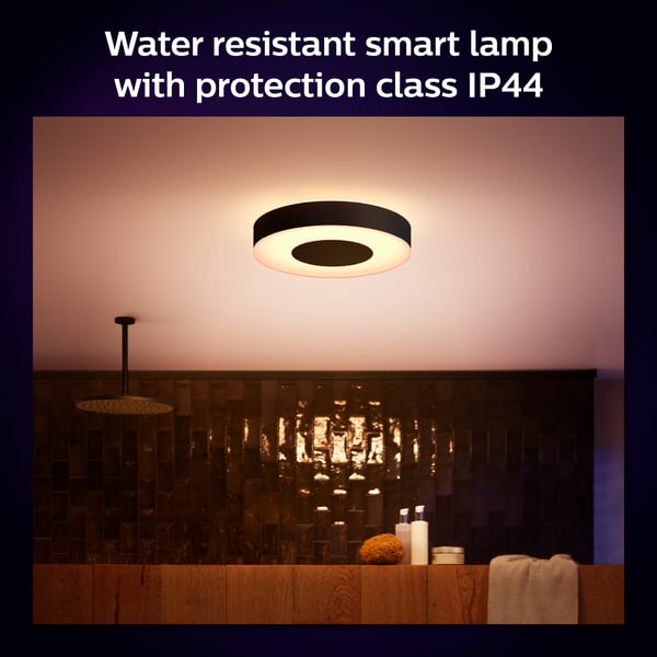 Philips Hue Xamento M -smart taklampa, svart, IP44