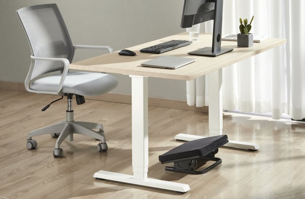 ErgoWork Footrest Pro - ergonomisk fotstöd, svart