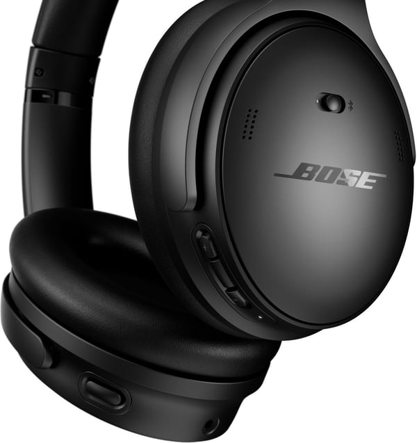 Bose QuietComfort Hörlurar med aktiv brusreducering, svart