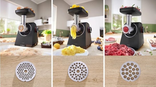 Bosch Serie 4 MultiPower MFWS440B köttkvarn, 1900 W, svart
