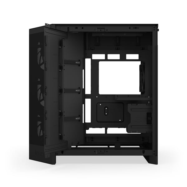 NZXT H9 Flow RGB+ (2025) ATX-chassi, svart