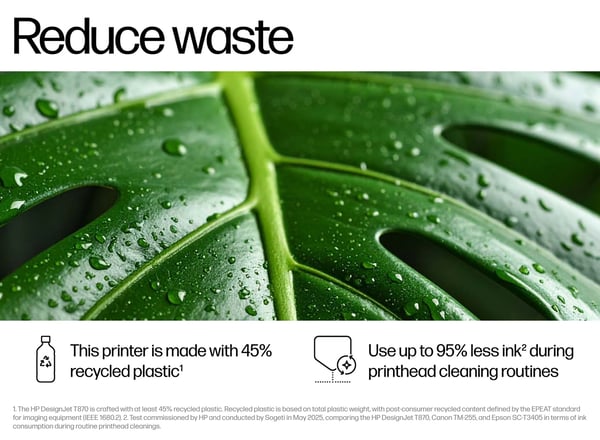 HP DesignJet T870 storformatsskrivare, 61 cm