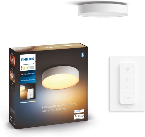 Philips Hue Enrave S white ambiance -smart loftlampe, lille, hvid