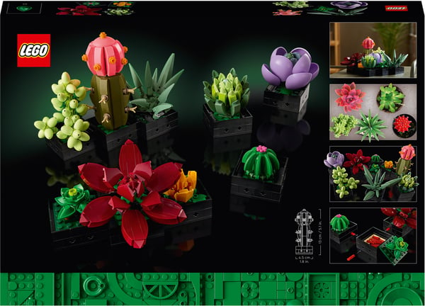 LEGO Suckulenter 10309 Byggset med prydnadsväxter (771 delar)