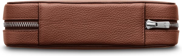 Woolnut Leather Tech Organizer - tilbehørstaske, konjakk