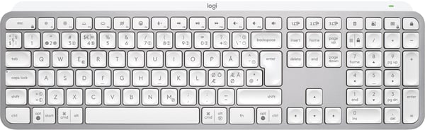 Logitech MX Keys S-tangentbord, ljusgrå