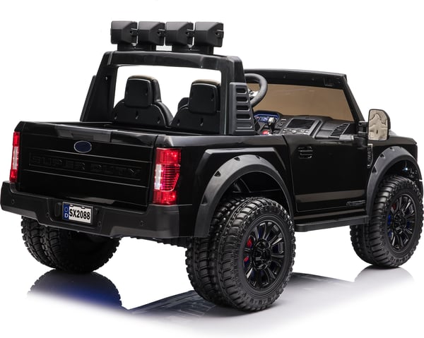 Ford Duty F450 -elbil, svart