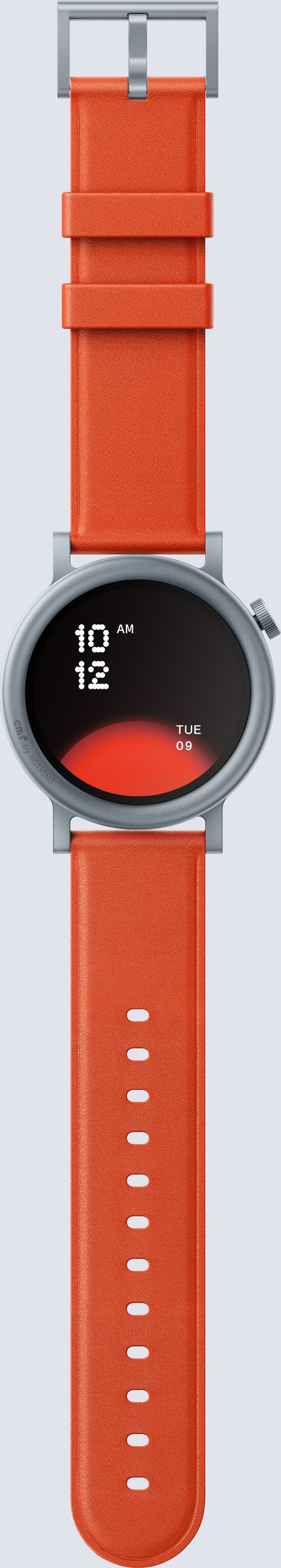 CMF by Nothing Watch Pro 2 - smartklocka, orange läderarmband