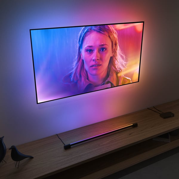 Philips Hue Gradient Light Tube - smart-lysrør, sort, flerfarvet belysning