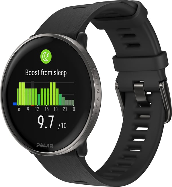 Polar Ignite 3 Titanium sportsur, sort