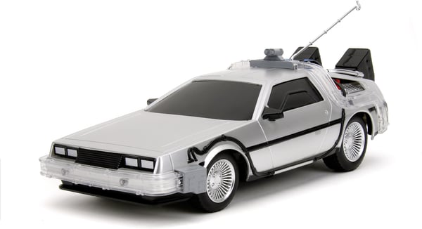 Jada Back to the Future RC Time Machine -radiostyrd bil, 1:16