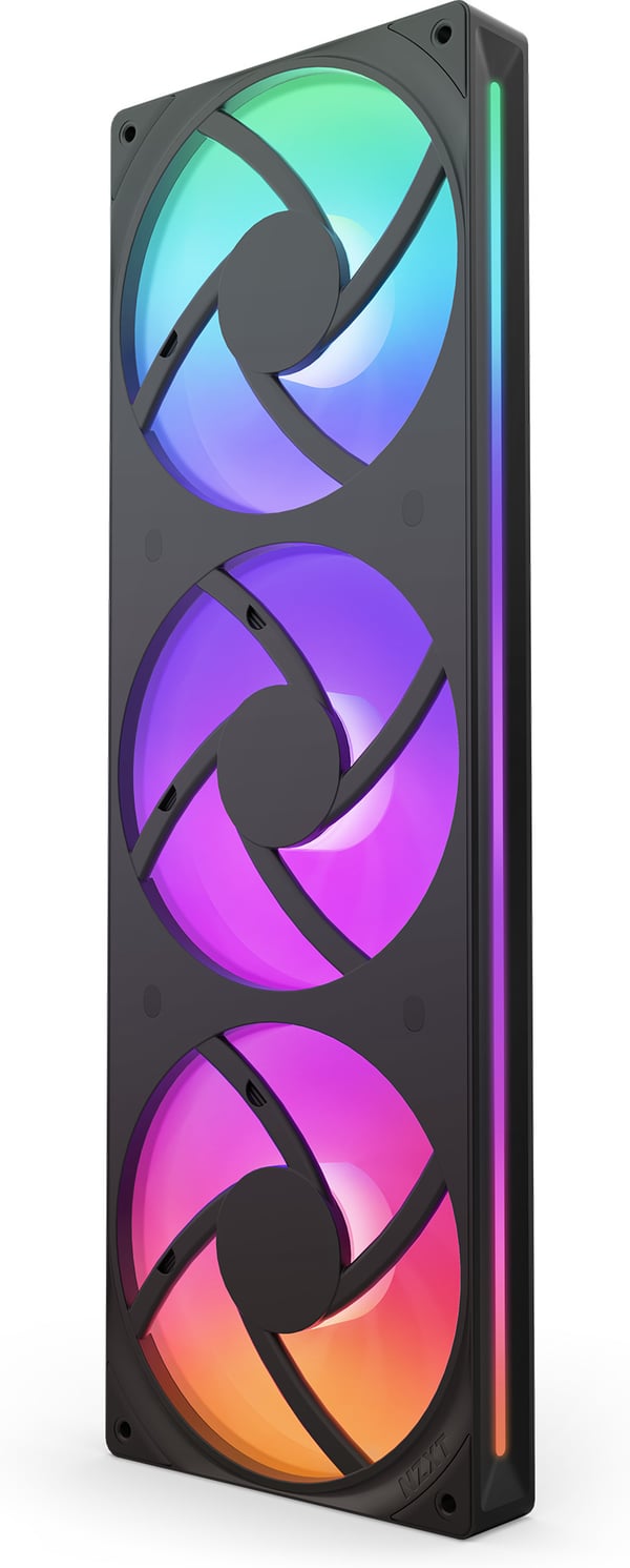 NZXT F360 RGB CORE-fläkt, 3 * 120 mm, svart