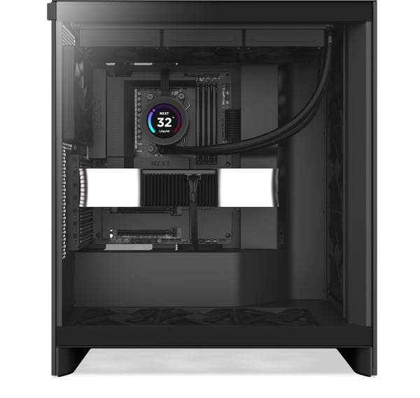 NZXT H7 Flow (2024) ATX-chassi med fönster, svart