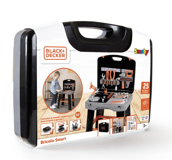 Smoby Black & Decker Bricolo Smart - Monterbar arbetsbänk