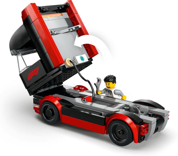 LEGO City 60445 – F1-lastbil og F1-biler RB20 og AMR24