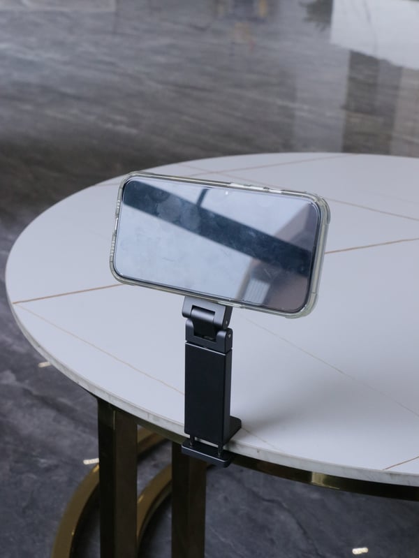 FoneKit MagSafe-kompatibel skrivbords telefonhållare, grå