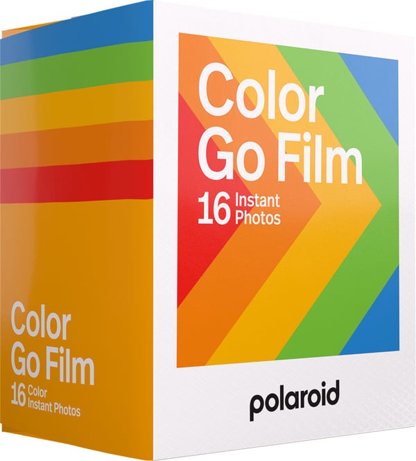 Polaroid Go Film Dubbelpack färgfilm, vit ram, 16 ark