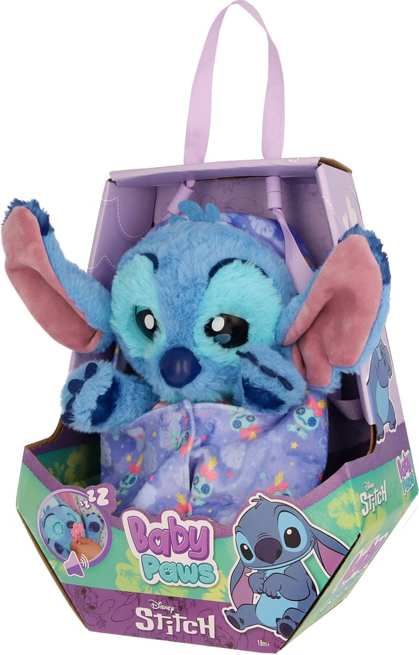 Baby Paws Stitch interaktivt krammedyr