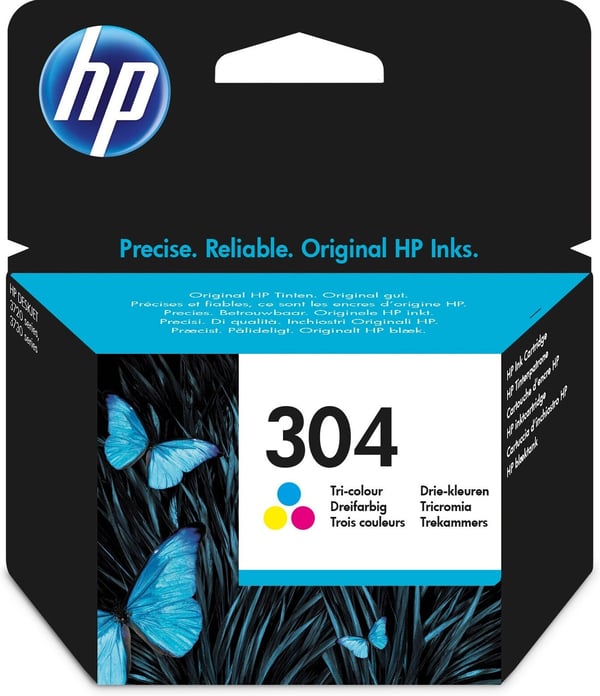 HP 304 - bläckpatron, trefärgad