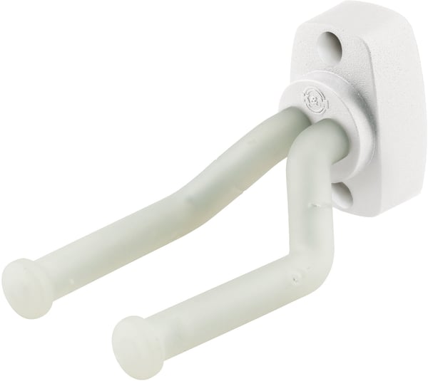 K&M 16280 väggfäste för gitarr, vit