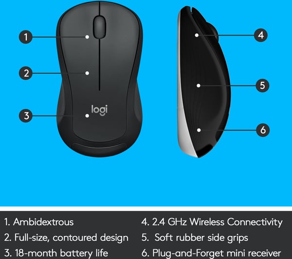 Logitech MK540 Advanced -tangentbord och mus